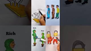 One suffer another relax 🫢 #drawing #youtubeshorts #art