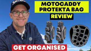 Get Organised - Motocaddy Protekta Golf Cart Bag - Waterproof and Stunning organiser top.