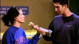 Courteney Cox and David Schwimmer Friends "TOW The Football" Deleted Scene