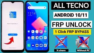 All Tecno Android 10/11 Frp Bypass/Remove Google Account Lock Without PC | New Method 2024