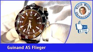 Moderne Fliegeruhr mit besonderem Werk: Guinand AS Flieger