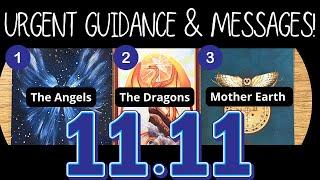 Urgent Guidance & Messages From Higher Realms! 11:11 ️🪽⎜Timeless Reading ⇠ Pick A Card