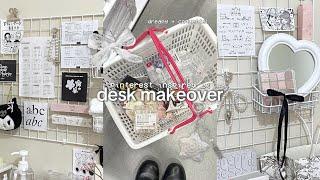 PINTEREST DESK MAKEOVER ️️ acubi, coquette + balletcore,! aesthetic manga wall,  temu haul ౨ৎ