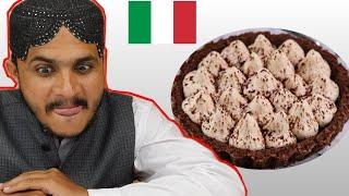 Tribal People Try Italian Tiramisu Tart