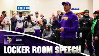 Kevin O’Connell’s Locker Room Speech After Minnesota Vikings Win Over Seattle Seahawks