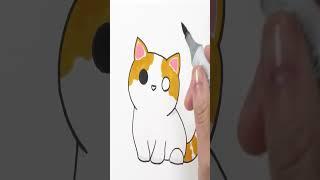 How To Draw A Munchkin Cat #shorts #drawing #고양이 #그림그리기 #먼치킨