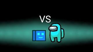 Among Us vs Geometry Dash (All Path Clear)