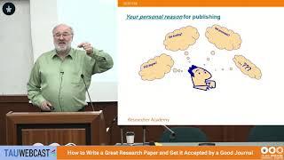 How to Write a Great Research Paper, and Get it Accepted by a Good Journal