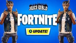 *NEW* FORTNITE JUICE WRLD UPDATE!! FREE JUICE WRLD SKIN, NEW MYTHICS, KICKS & MORE!