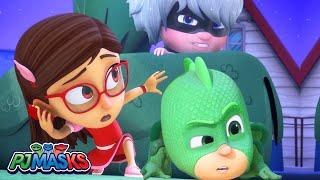Sleepover with Luna girl goes wrong! PJ Masks Full Episode | Cartoons for Kids | #superheroes