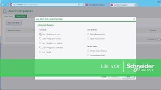 Configuring Overvoltage Alarms Using the Alarm Configuration Tool | Schneider Electric Support