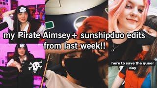 My Pirate Aimsey+ sunshipduo edits from last week!!/ @Aimsey @Guqqieyt