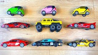 Different Sizes, Types and Brands of Vehicles