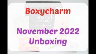 Boxycharm Base Box November Unboxing/Review + Coupon