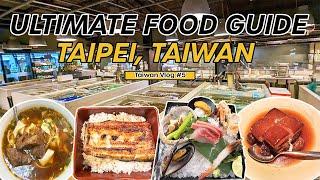 Ultimate TAIPEI Food Tour: Michelin ⭐ Must Eats, Beef Noodle Soup, Sushi & Seafood Market in Taiwan!