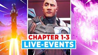 All Fortnite STORY LIVE-EVENTS (Chapter 1-3)