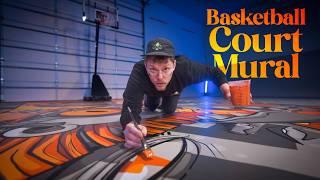 I Made a Basketball Court in my YouTube Studio!