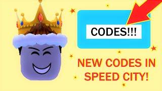 NEW CODES in SPEED CITY! FREE TRAILS! (Roblox)