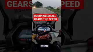 All Gears Top Speed of Dominar 400 #shorts #dominar400 #short