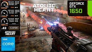 GTX 1650 - Atomic Heart - 1080p60fps Best Settings (Native)