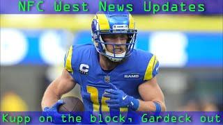 NFC West News: LA Rams shopping Cooper Kupp, Cardinals lose their top pass rusher for the season