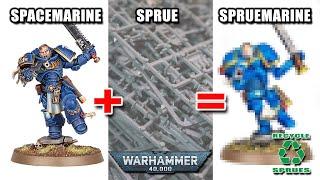 Turn Warhammer 40k Sprues into a SPRUEMARINE...