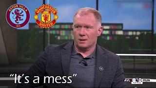 Aston Villa vs Man United 0-0 Post Match Analysis with Paul Scholes & Sherwood