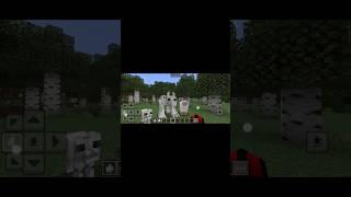 Minecraft spawn evolved skeleton wolf #minecraft #youtubeshorts #gaming