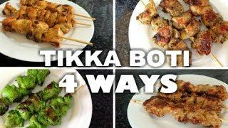 Tikka Boti Recipes - Tikka Boti 4 Ways - Eid Special by (HUMA IN THE KITCHEN)