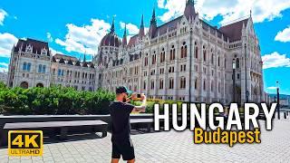 HUNGARY, Budapest Walking Tour [4K] | Places around the famous Parliament Building