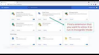 How to Enable Google Chrome Extensions in Incognito Mode in Windows 7/8/10