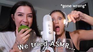 My Friends try ASMR (Even My Cats)