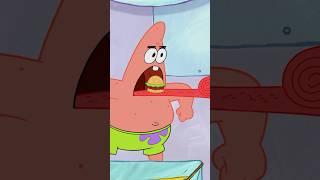 Patrick ALMOST gives up the Krabby Patty eating contest! | SpongeBob #shorts