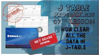 Clear All Data In J-table