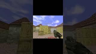 CS1.6 500 IQ Play by Markeloff 1vs4 #cs16 #counter-strike #cs #shorts