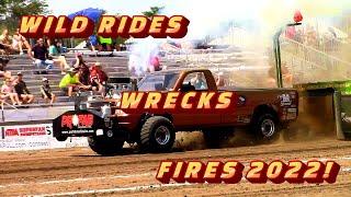 2022 Truck & Tractor Pulling Wild Rides, Wrecks, and Fires