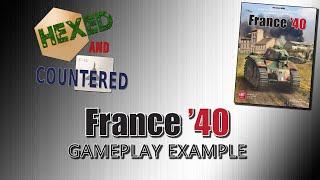 France '40 2nd Edition (GMT Games) - Gameplay Example