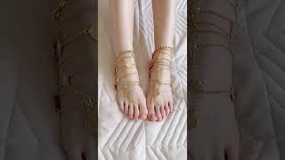 腳鏈#legs #toes #feet #美女 #腳 #foot #美腿 #美足 #足 #腳底 #腳趾 #希臘腳 #足控#美甲