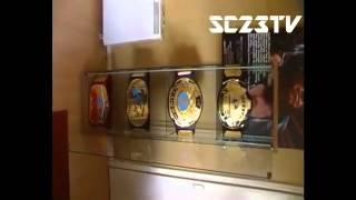 WWF WWE TNA Replica Belt - Glass Cabinet - sc23tv