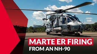 Marte ER: firing from an NH-90