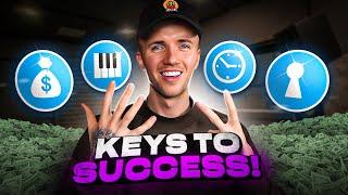 The 7 Keys To Success For Music Producers In 2024! (How To Become A Full-Time Music Producer)