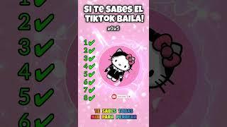 SI TE SABES EL TIKTOK BAILA! 2025│Nuevos Trends De TikTok│BAILANDO TIK TOK #2025 #tiktok #baila