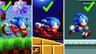 Amazing Sonic 1 Levels are Recreated in Sonic Mania Plus! ~ Sonic Mania Plus mods ~ Gameplay