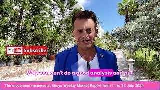 The movement resumes at Akoya Weekly Market Report from 11 to 18 July 2024