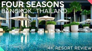 FOUR SEASONS HOTEL Bangkok, Thailand【4K Tour & Review】SHOW STOPPING 5-Star Hotel