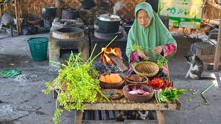 Memetik Bunga Pepaya (Kembang Grandel) | Masak Tumis Grandel Udang, Pepes Nila, dan Jenang Ubi