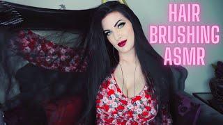 ASMR | LONG LUXURIOUS HAIR BRUSHING/ SOFT WHISPERING