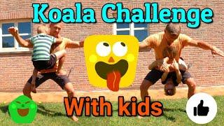 Koala challenge with kids  - Things to do when your bored at home quarantine edition