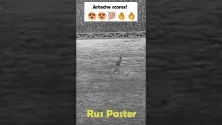 ECC 1956-57. Athletic Bilbao - Manchester United. Arteche scores.