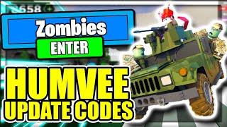 ALL NEW *HUMVEE* UPDATE CODES! Zombie Defense Tycoon